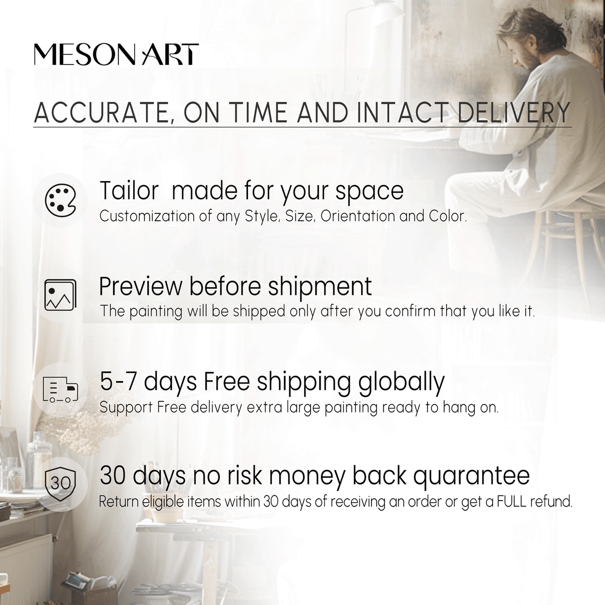 Gold And Black Abstract Painting Rectangular Wall Art For Living Room Original Artist By Mesonart