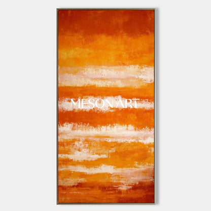 Fall Colors Abstract Painting Large Autumn Canvas Wall Art