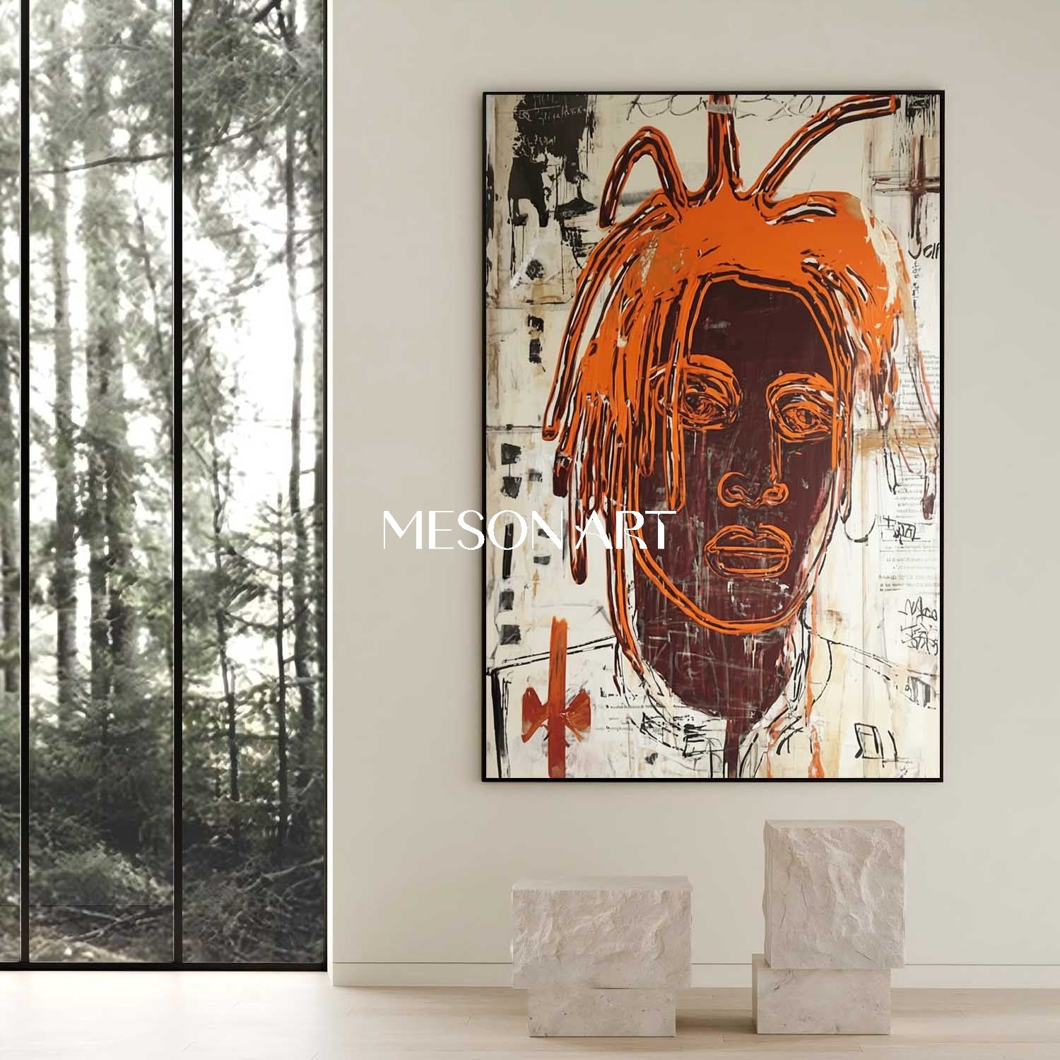 Contemporary Pop Art Ready to Hang Modern Street Art Office Wall