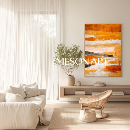 Autumn Colors Wall Art Fall Home Decor Canvas for Cozy Interiors