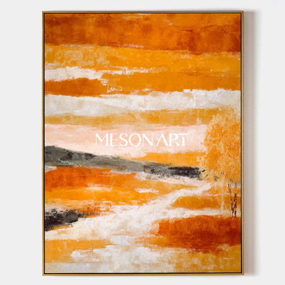 Autumn Colors Wall Art Fall Home Decor Canvas for Cozy Interiors