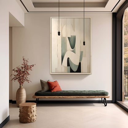 Beige Minimalist Abstract Art Canvas Minimalist Art on Canvas Beige Minimalist Texture Painting