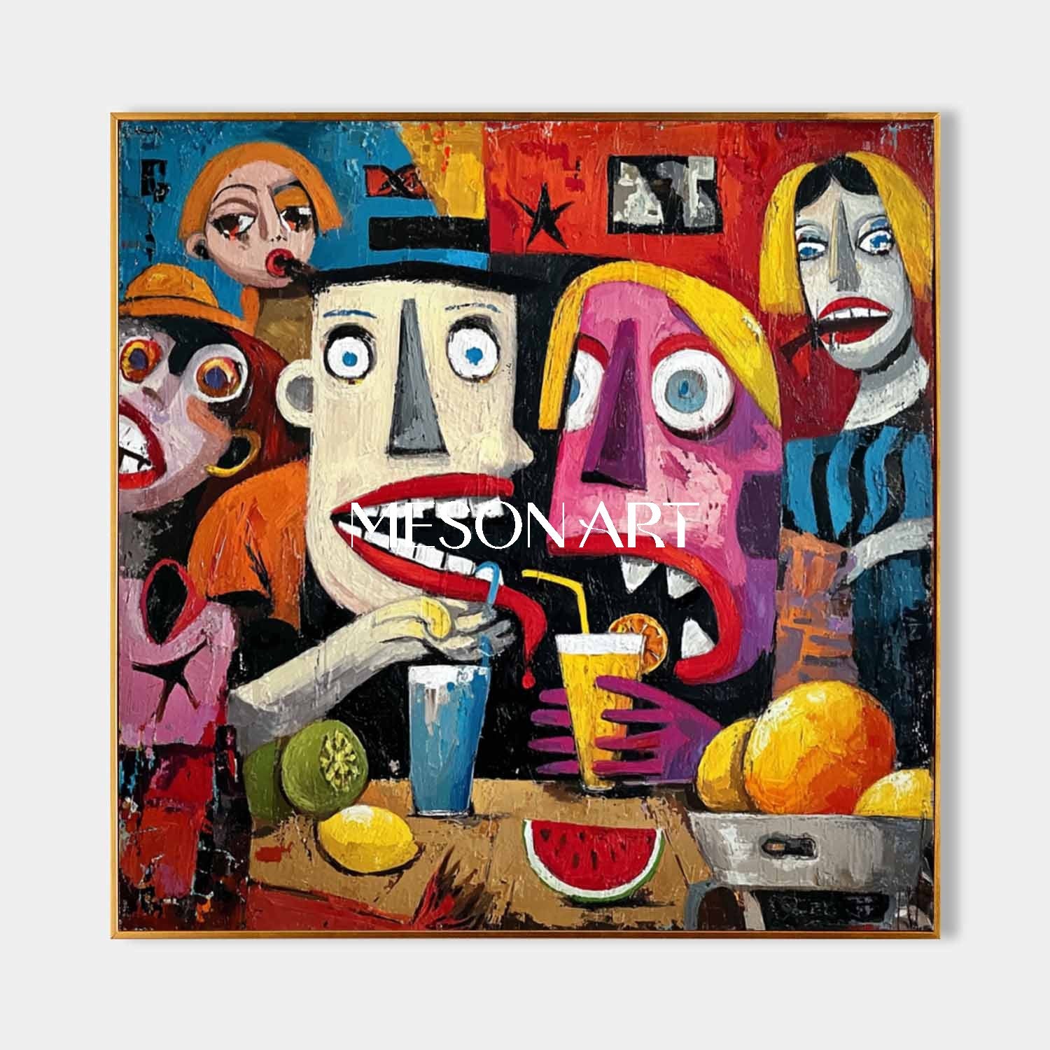 Shop Pop Art Wall Canvas – Bold and Colorful Art for Home or Restaurant