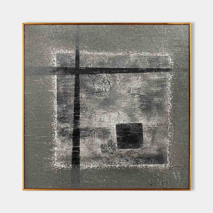 Dark Gray Abstract Art for Sale Dark Gray Abstract Wall Art Decoration Dark Gray Minimalist Painting