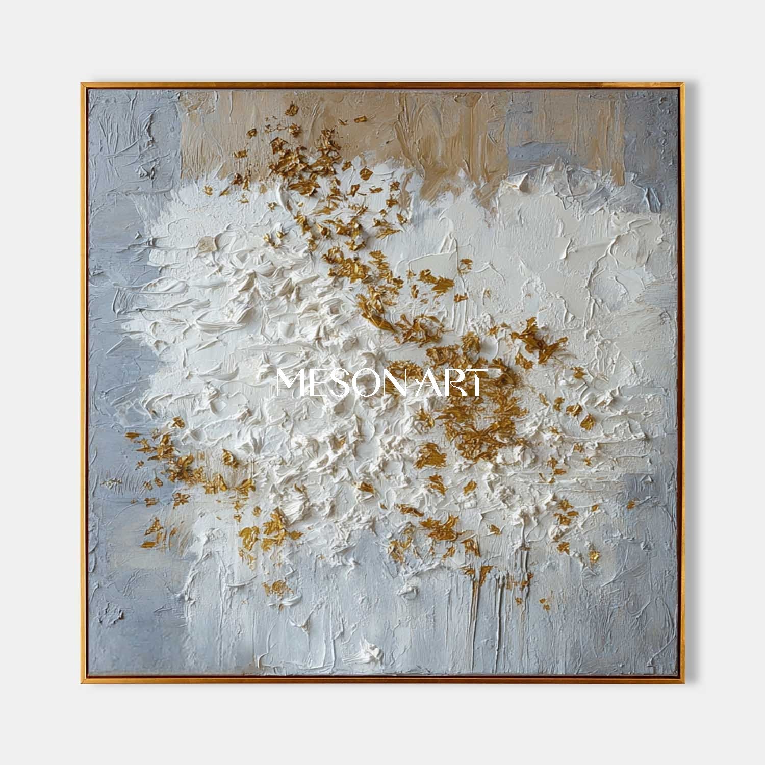 Wabi-Sabi Abstract Modern Canvas Textured Wall Art Large Painting