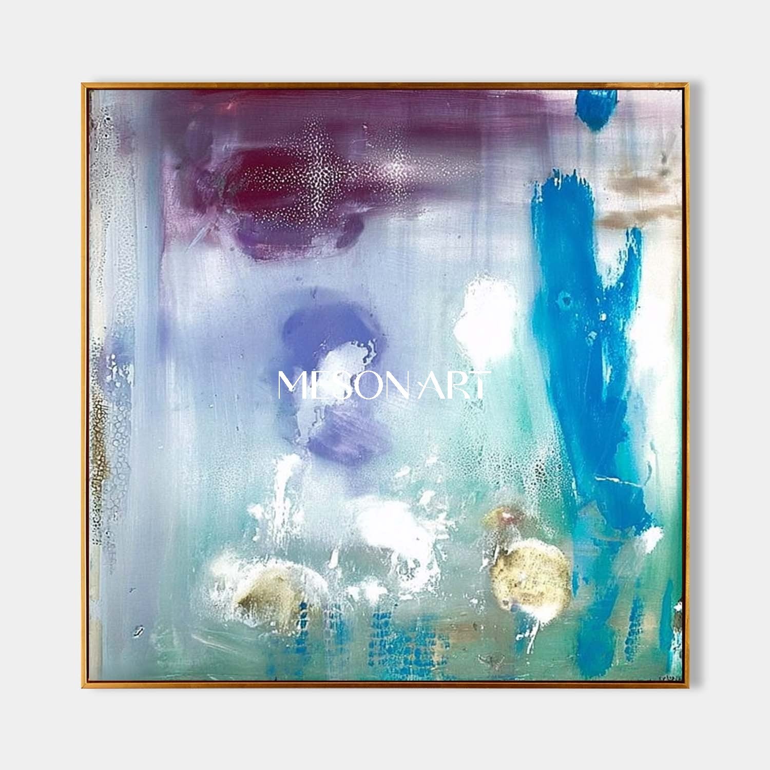 Contemporary Blue Abstract Wall Art Blue Abstract Paintings for Sale