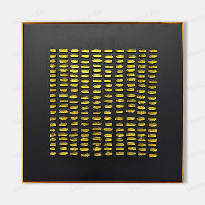 Large Black And Gold Abstract Oil Paintings Art Set of 3 Black And Gold Texture Painting Set of 3 Black And Gold Minimalistic Wall Art