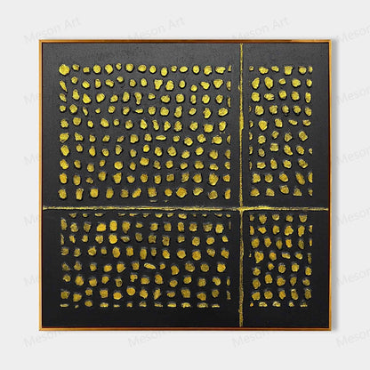 Large Black And Gold Abstract Oil Paintings Art Set of 3 Black And Gold Texture Painting Set of 3 Black And Gold Minimalistic Wall Art