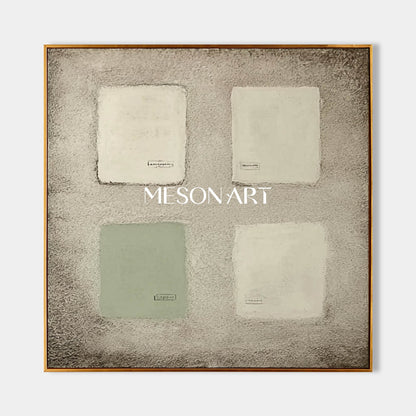 Gray Green Abstract Texture Painting Gray Green 3D Wall Art Decor Gray Green Abstract Art Canvas