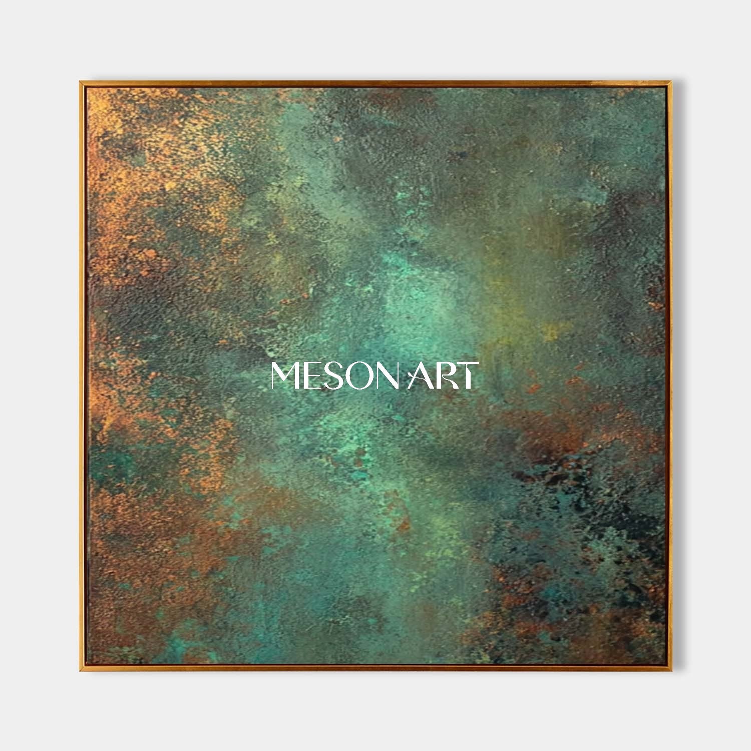 Bronze Abstract Canvas Art for Sale Large Bronze Staircase Wall Decor