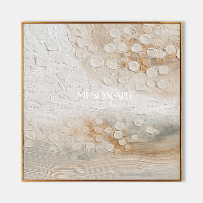 Modern Bohemian Texture Painting – Unique Canvas for Home Decor