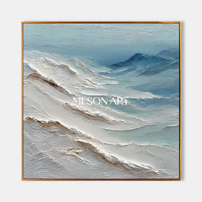 3D Large Entryway Abstract Snow Mountain Canvas Wall Art for Sale