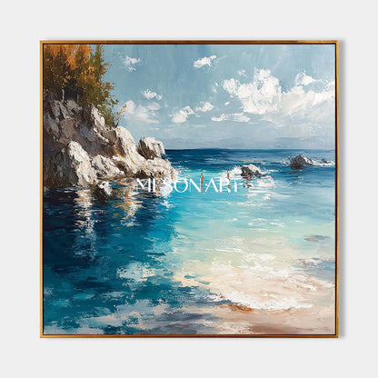 Coastal Wall Art Decor Coastal Paintings For Home Beach Canvas Paintings Ocean Inspired Wall Art