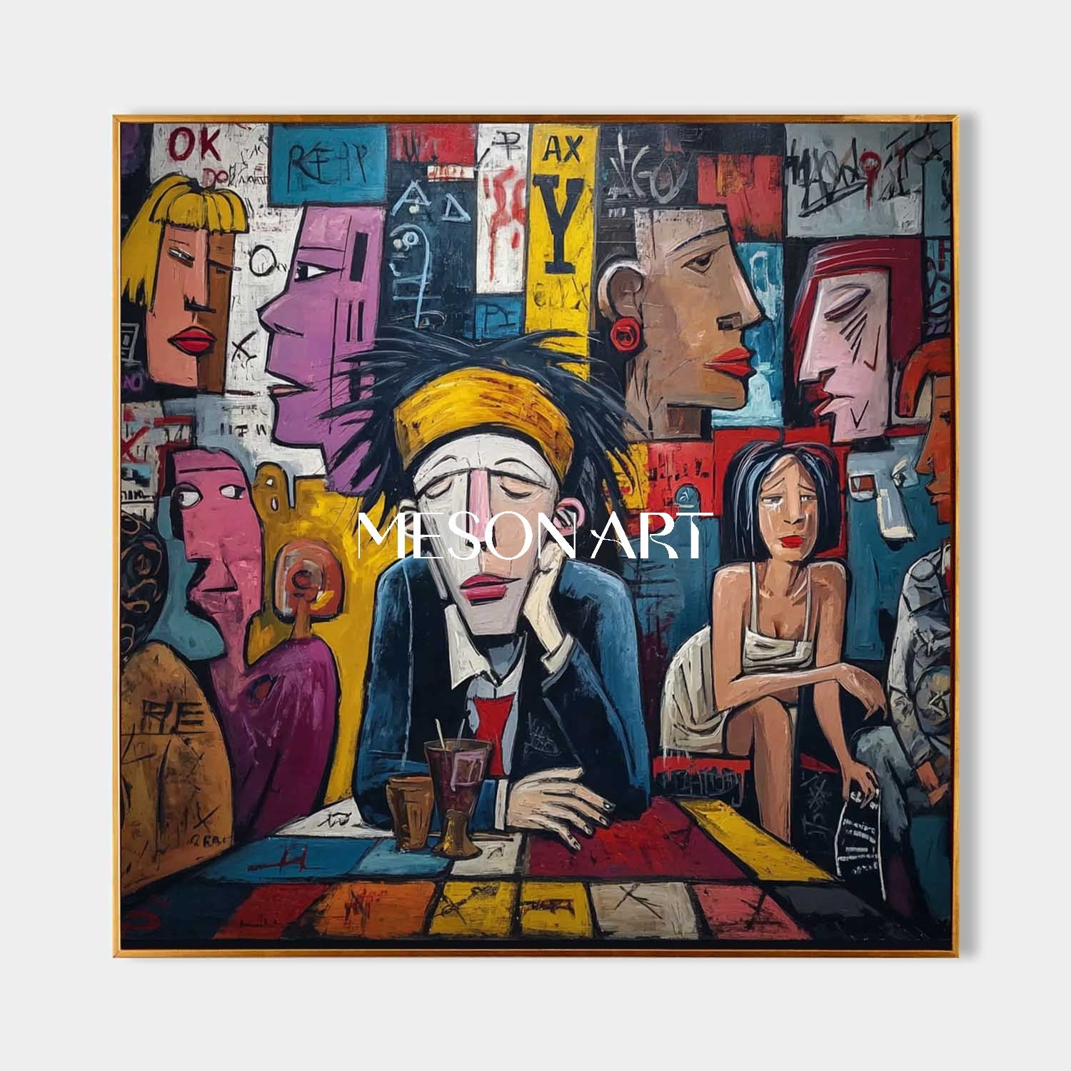 Pop Art Canvas for Restaurants – Colorful Wall Art for Dining Spaces