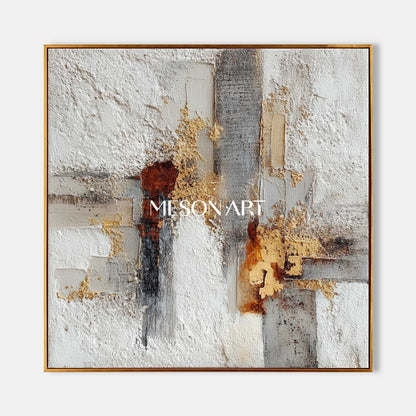 Wabi-Sabi Textured Painting Minimalist Neutral Tones Wall Art Decor