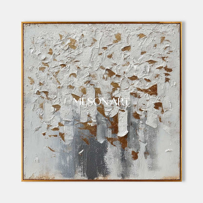 Luxuray Modern Geometric Abstract Painting Textured Wabi-Sabi Canvas