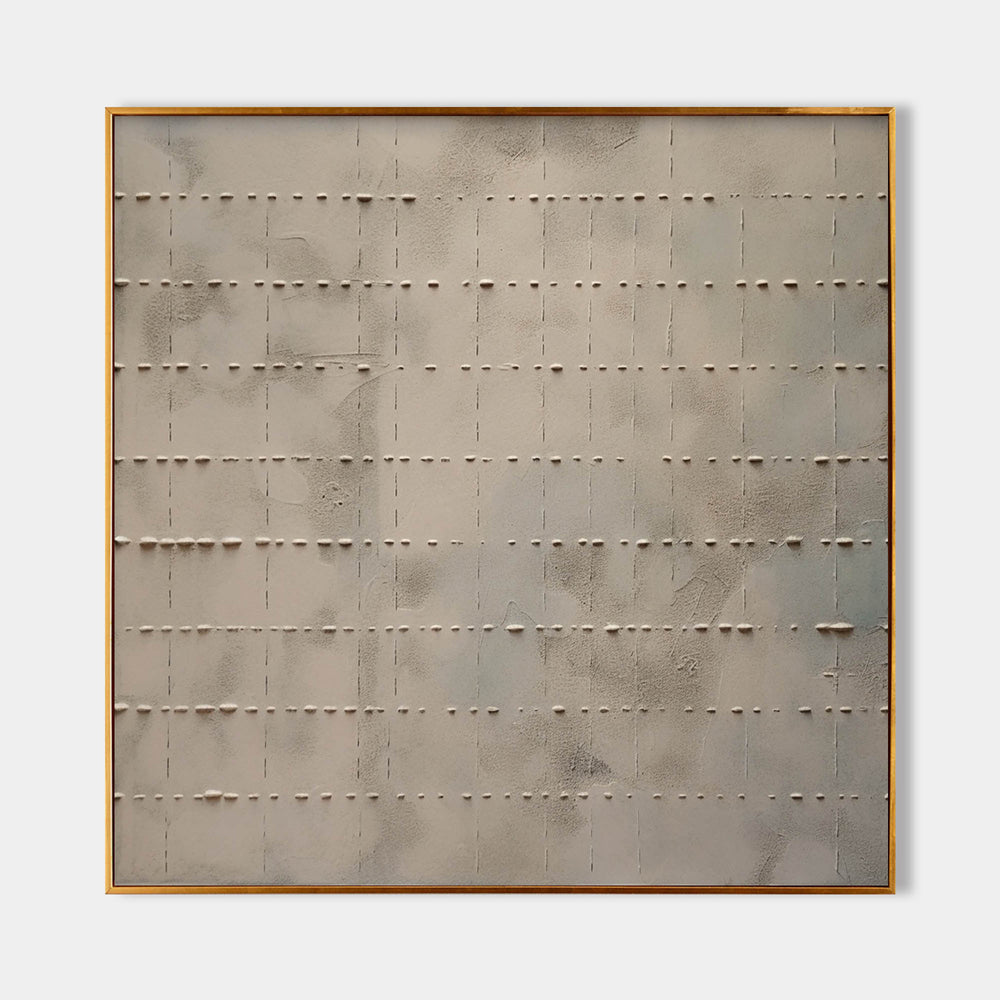 Wabi Sabi Canvas Wall Art Decor Large Gray 3D Texture Abstract Art Gray ...