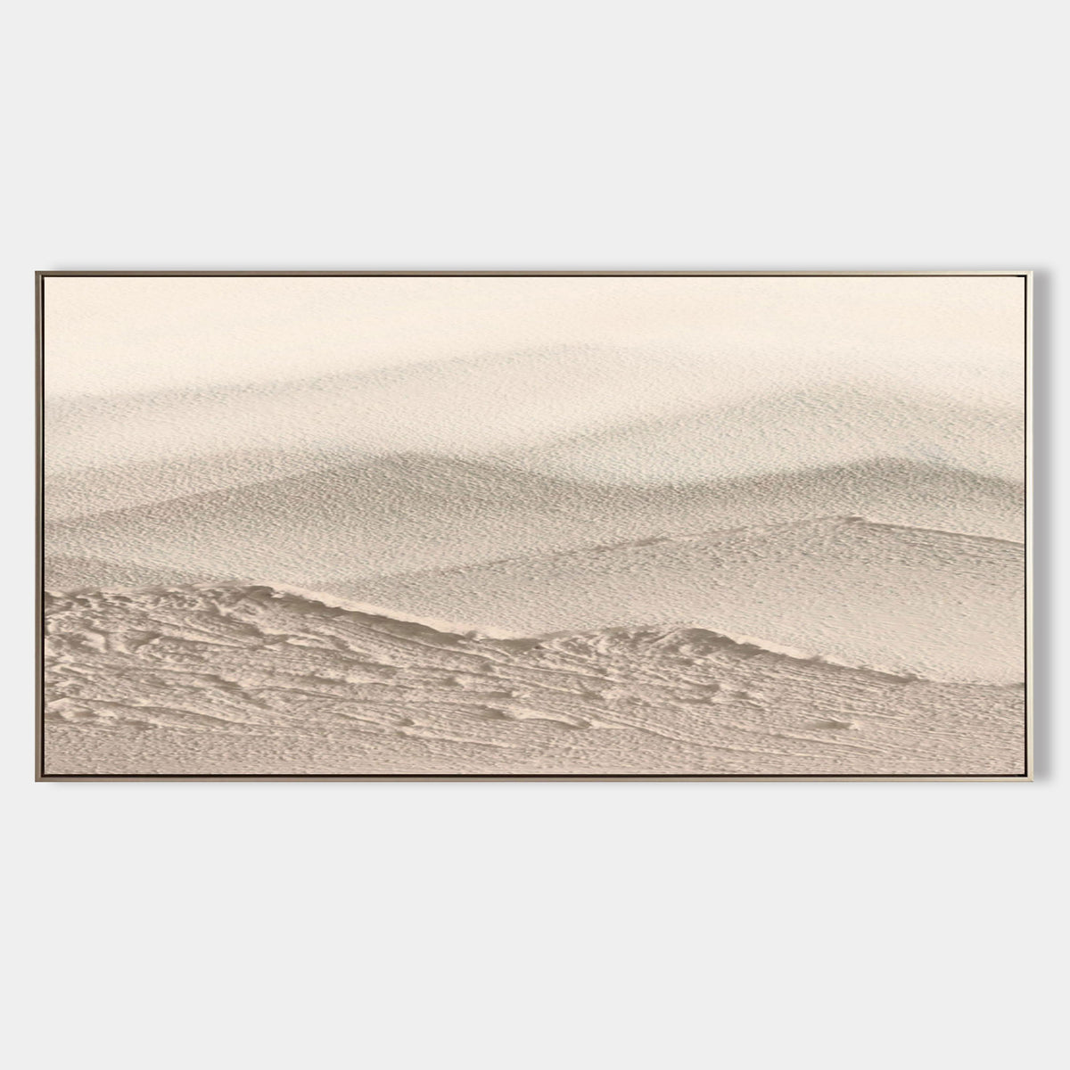 3D Large Beige Textured Abstract Canvas Art Wabi Sabi Wall Decor Thick ...