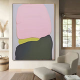 Colorful Abstract Art On Canvas Palette Wall Art Colorful Texture painting Minimalist Canvas Art
