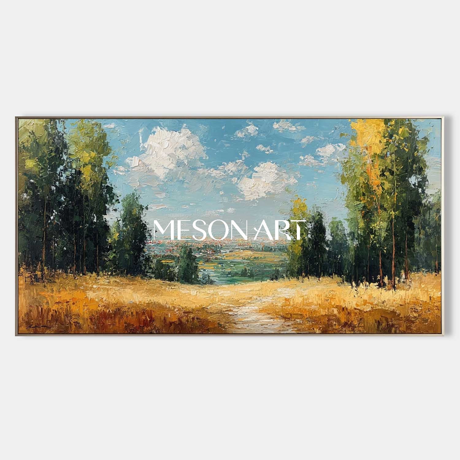 Fall Landscape Canvas for Sale Vibrant Autumn Wall Art for Living Room