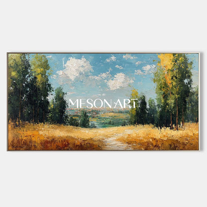 Fall Landscape Canvas for Sale Vibrant Autumn Wall Art for Living Room