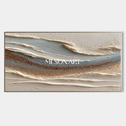 Living room wall decor ideas beige texture painting beige abstract canvas wall art decor