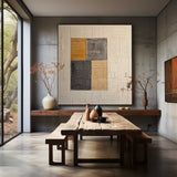Beige Abstract Minimalist Wall Art Beige Abstract Texture Canvas Painting Wabi Sabi Wall Art Decor