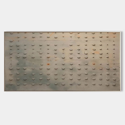 Large Brown Textured Abstract Canvas Wall Art Brown Minimalist Textured Painting Brown Abstract Art for Sale