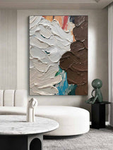 3D Abstract Art Canvas Thick Abstract Oil Painting Textured Abstract Painting Modern Wall Decor