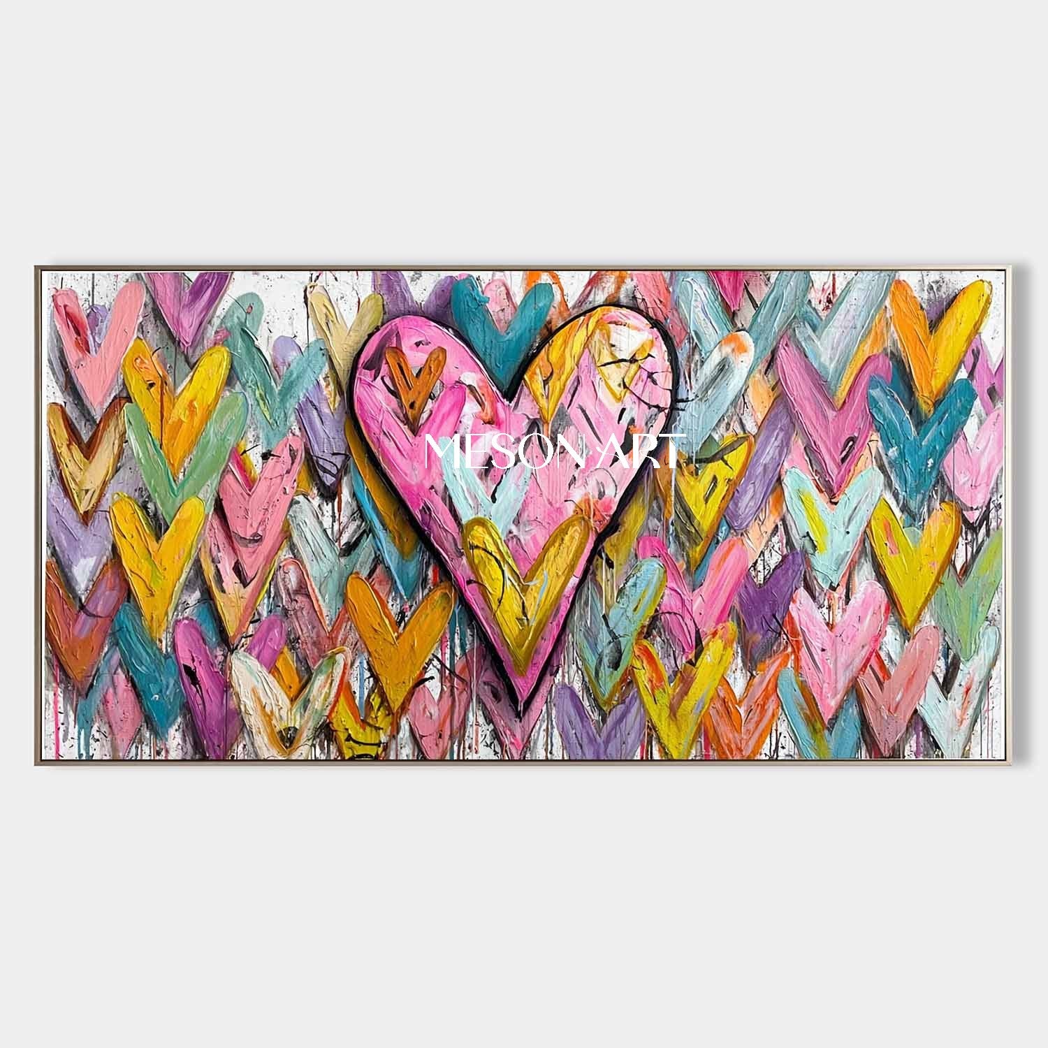 Heart shaped gift. Heart graffiti street abstract art for sale. Heart wall art decoration ideas