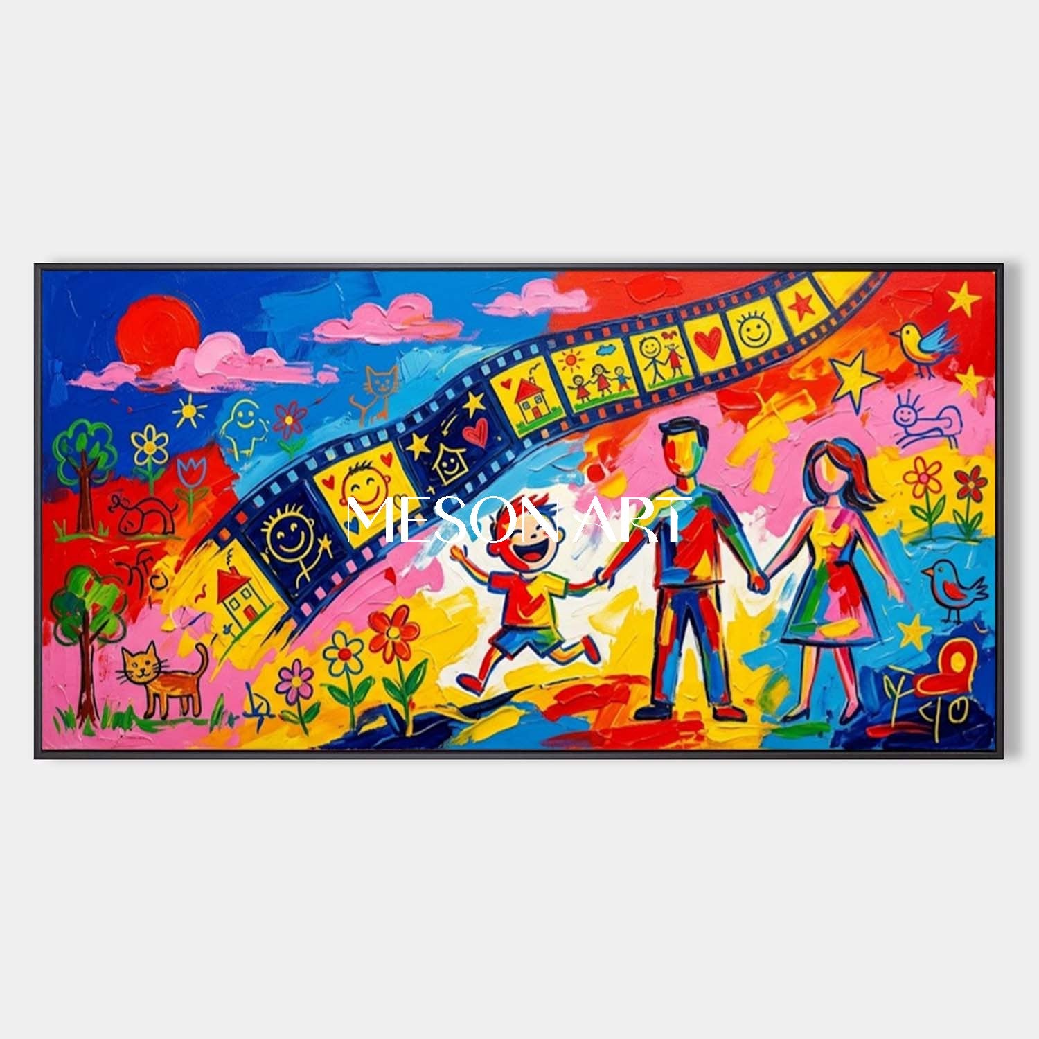 Contemporary Pop Art Modern living rooms Family spaces High visual impact for modern interiors