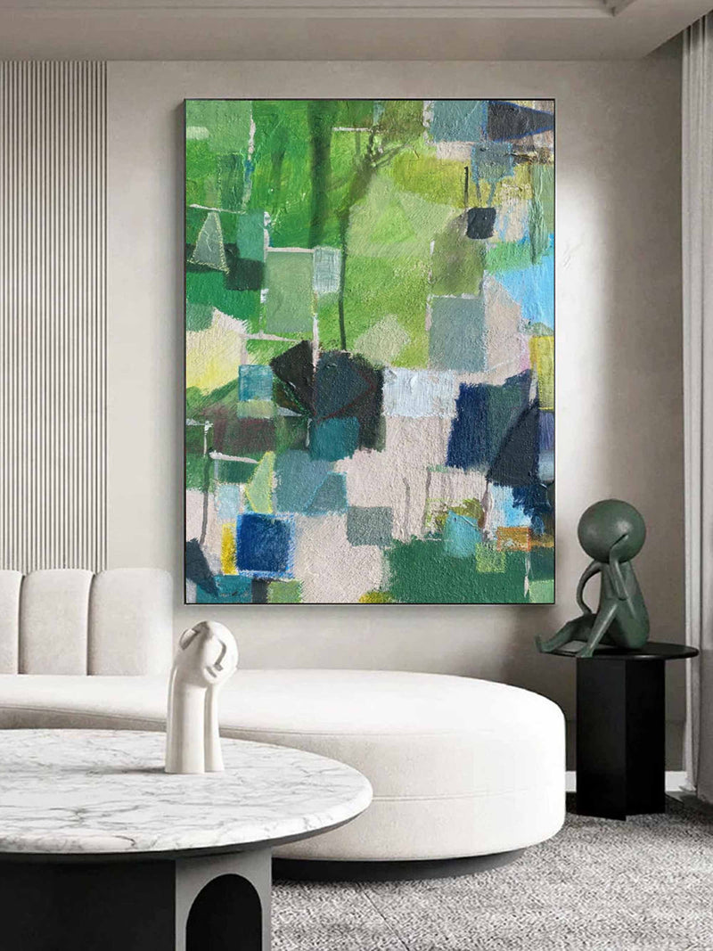 Colorful Textured Abstract Painting Colorful Contemporary Abstract Canvas Art Textured Wall Art