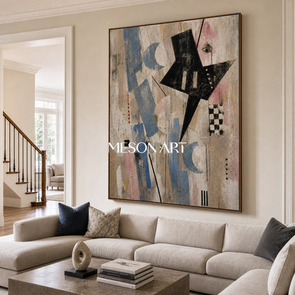 Urban Abstract Graffiti Art With Expressionist Depth For Modern Living Spaces
