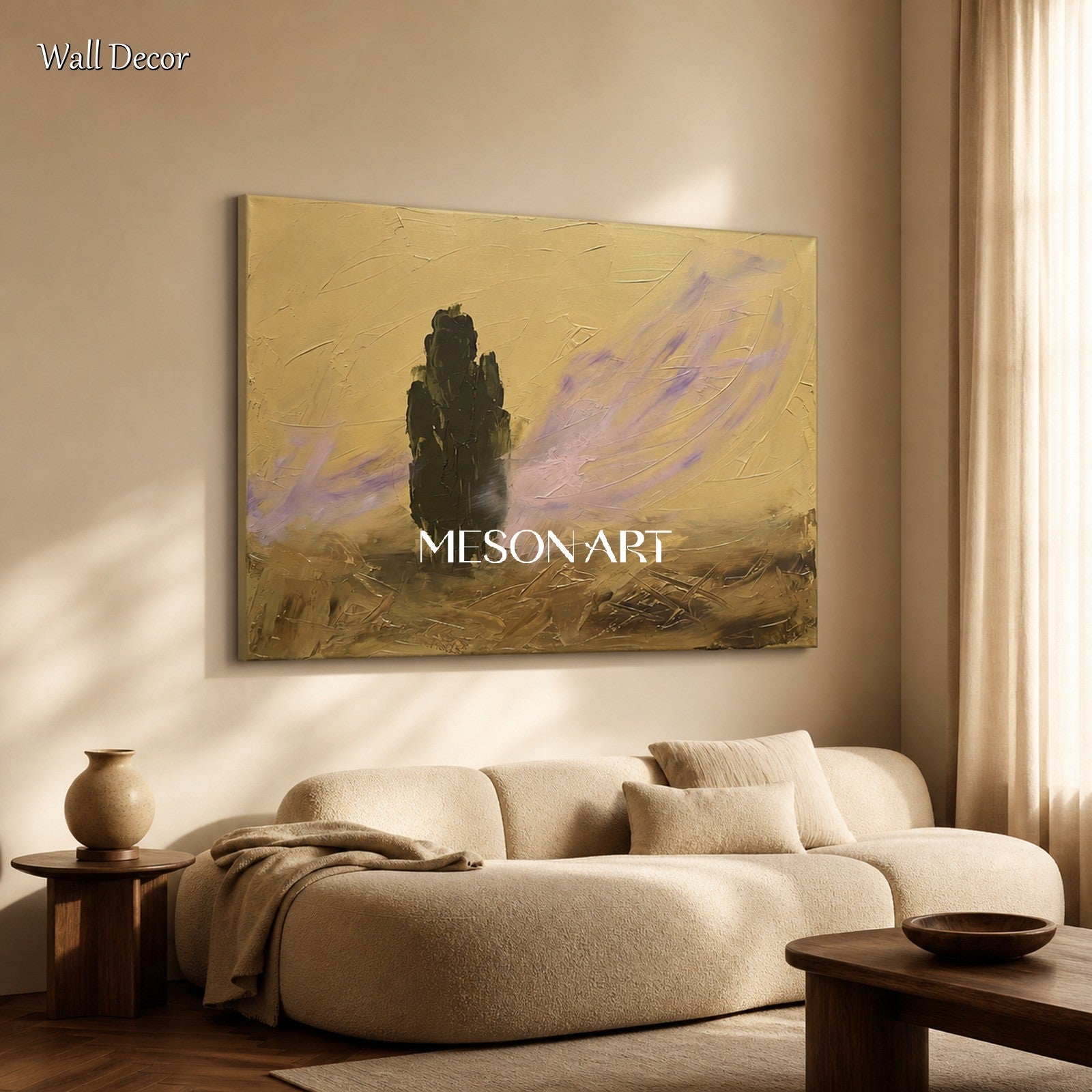 Gold And Black Abstract Painting Rectangular Wall Art For Living Room Original Artist By Mesonart