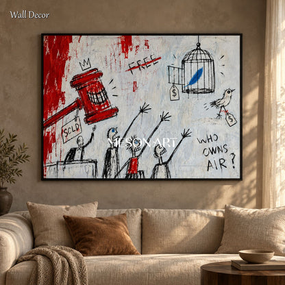Red And Black Abstract Painting Original Neo Expressionist Art Textured Oil Canvas Statement Wall Modern Rectangular By Mesonart
