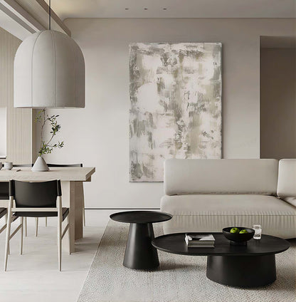 Large Grey and Brown Abstract Art for Sale Grey and Brown Abstract Oil Painting Grey and Brown Abstract Canvas Wall Art Wabi Sabi Interior Design Wall Decor