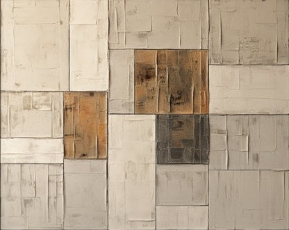 Large Beige Canvas Wall Art Beige Abstract Minimalist Art Beige Abstract Art on Canvas for Sale