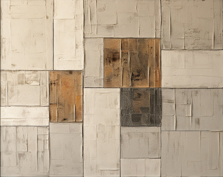 Large Beige Canvas Wall Art Beige Abstract Minimalist Art Beige Abstract Art on Canvas for Sale
