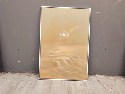 Sunrise Landscape Oil Painting Large Landscape Canvas Art WabiSabi Painting Large Landscape Wall Art