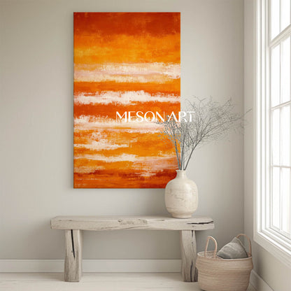 Fall Colors Abstract Painting Large Autumn Canvas Wall Art