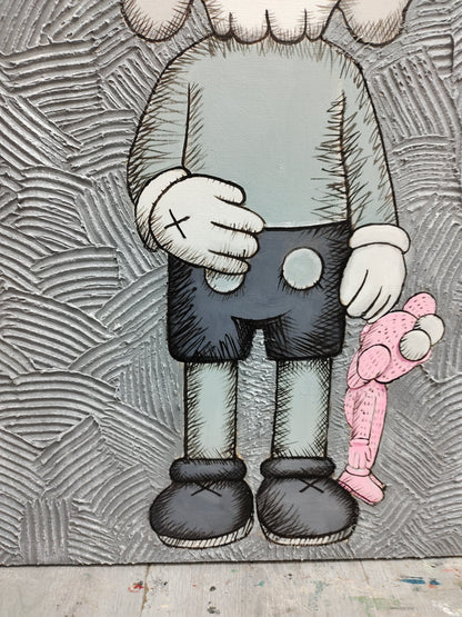 Kaws pop art for sale Kaws abstract canvas art Kaws wall art decor Kaws paintings