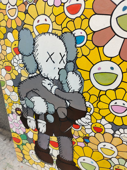Kaws paintings for sale Kaws abstract canvas art Kaws wall art decor Kaws pop art