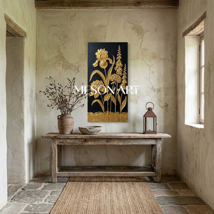 石膏アートテクスチャーペインティング #SG590