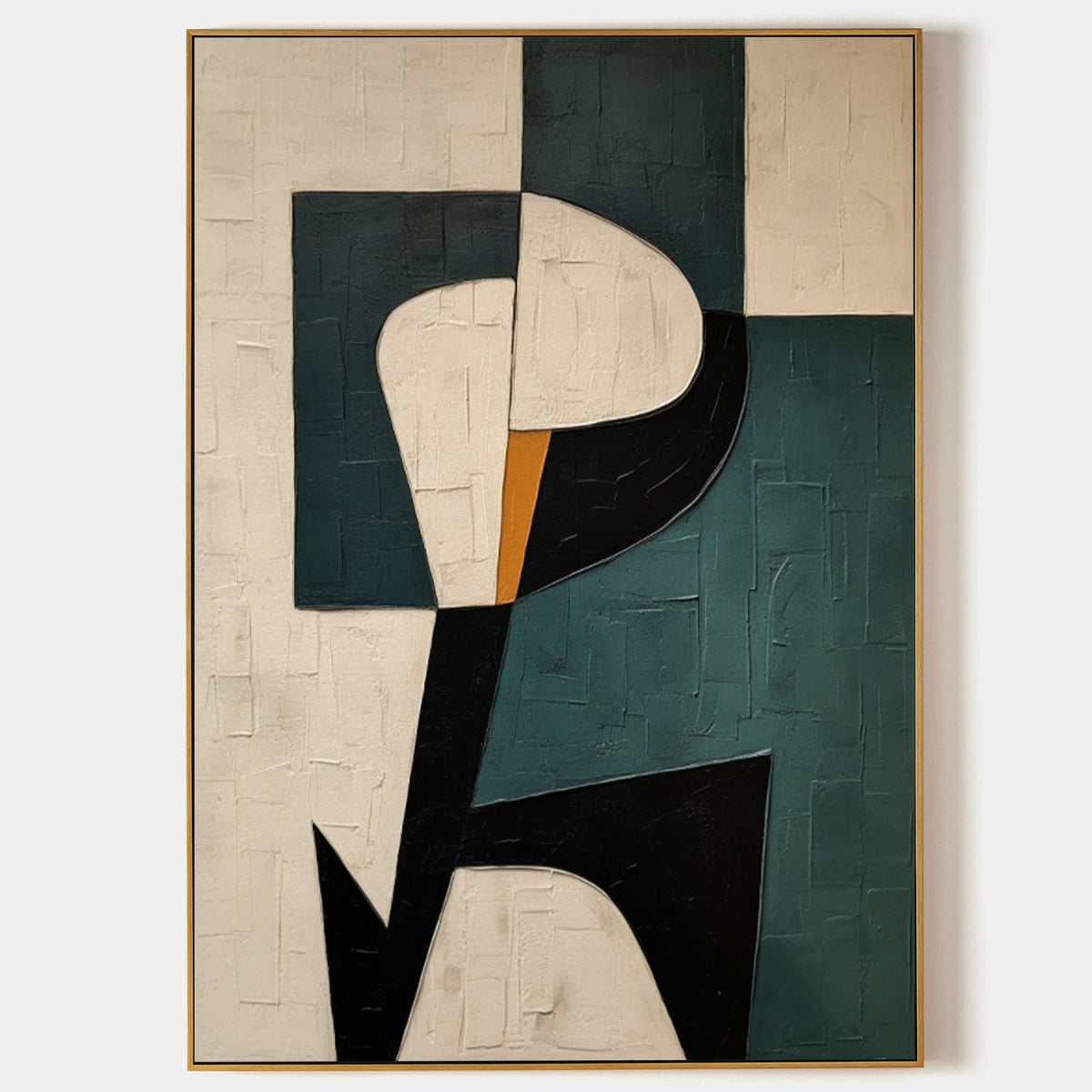 Large Beige And Green Texture Abstract Art Beige Minimalist Wall ...