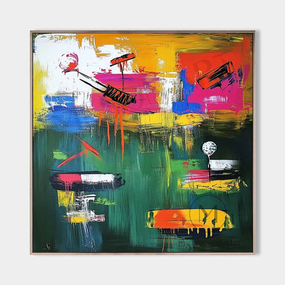 Golf Ball Oil Painting Golf Ball Abstract Canvas Art Golf Ball Wall Art for Sale