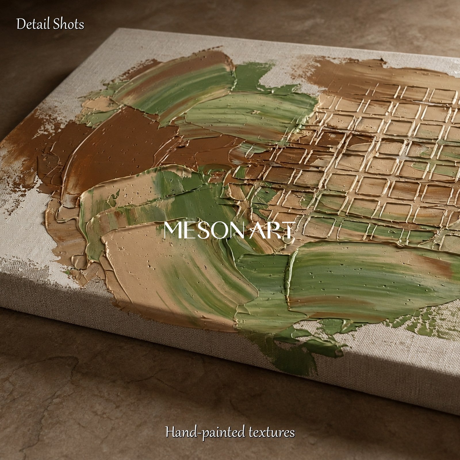 Minimalist Abstract Art With Textured Relief For Modern Home Decor