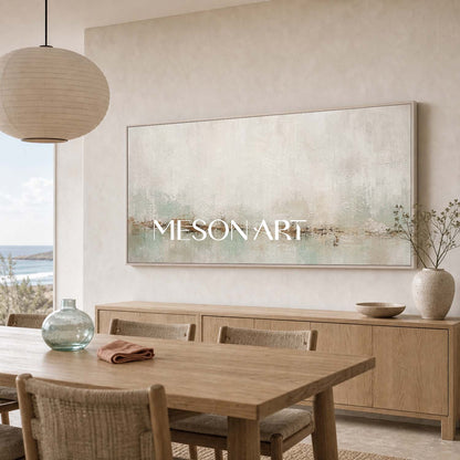 Wabi Sabi Abstract Wall Art Minimalist Beige Gray Painting For Modern Living Room Bedroom Decor