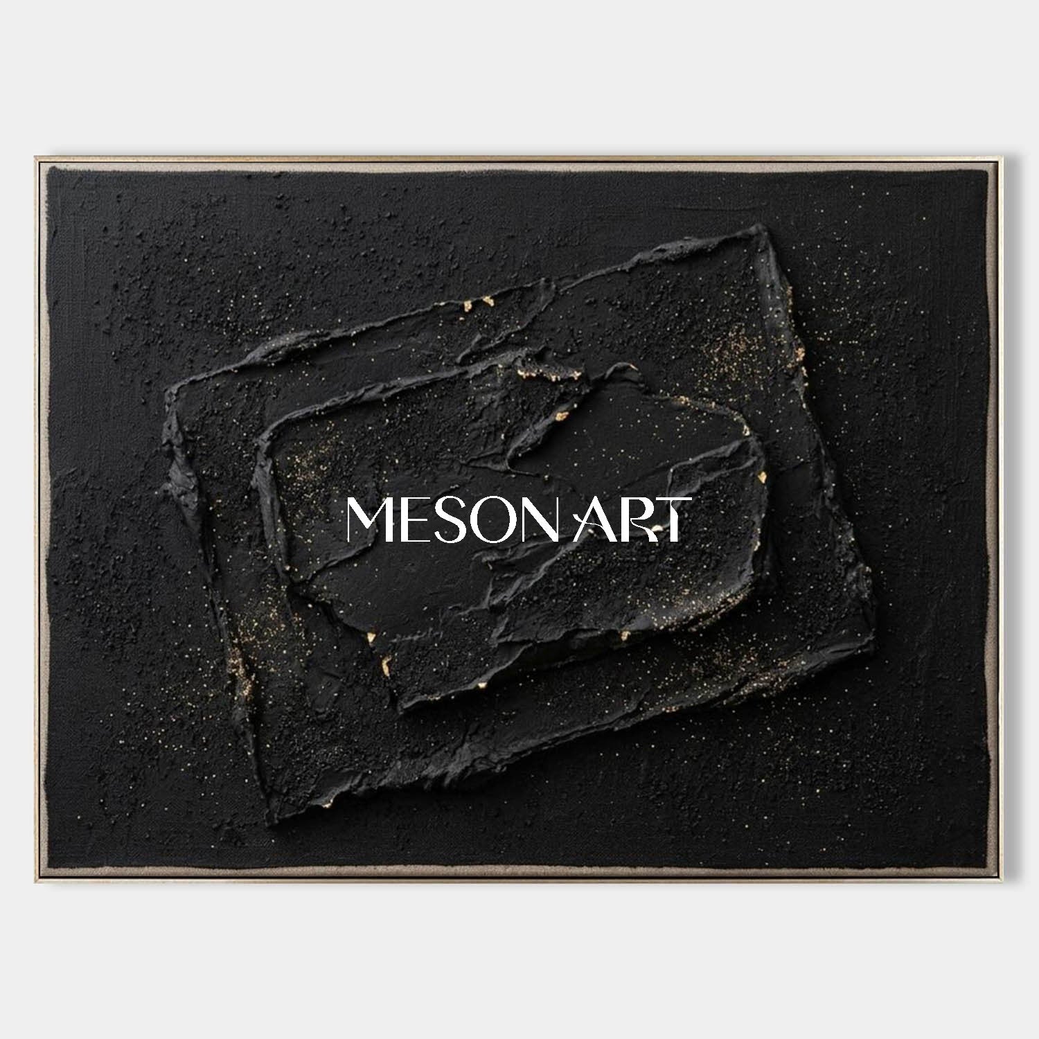 Wabi-Sabi Wall Decor, Dark Minimalist Aesthetic, Luxury Office Art Piece, Modern Living Room Centerpiece.