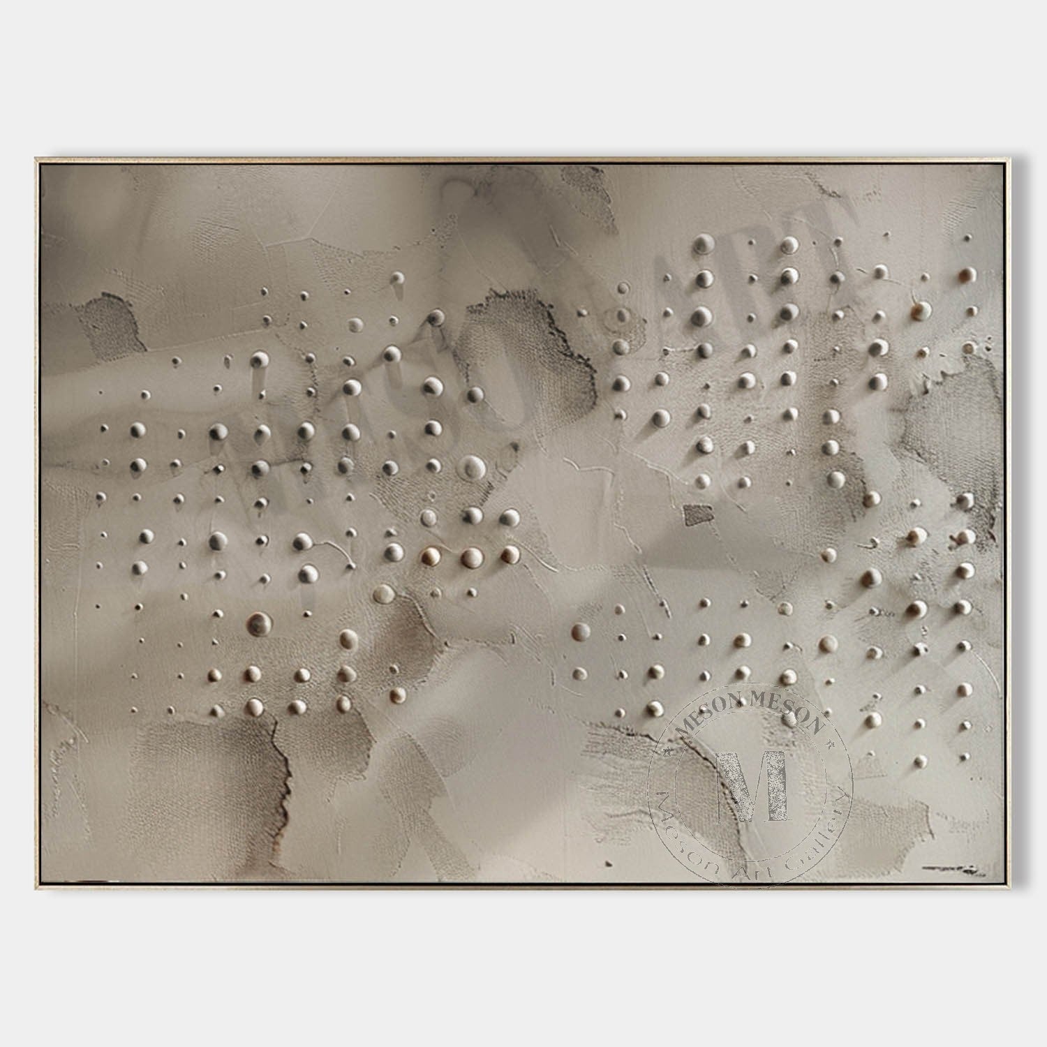 3D Gray Minimalist Abstract Canvas Art Gray Minimalist Textured Painting Wabi Sabi Art