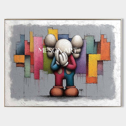Large Grey and White Abstract Art for Sale Grey and White Abstract Texture Wall Art Decor
